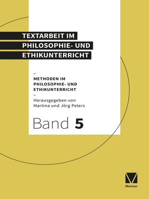 cover image of Textarbeit im Philosophie- und Ethikunterricht